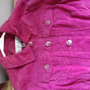 Blink | Genuine leather jacket / Fushia